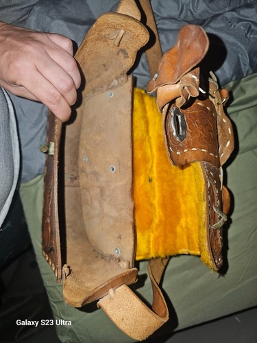 saccoche en cuir en forme de selle wertern de cheval