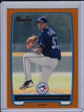 Adonys Cardona 2012 Bowman Orange Base Parallel #'d /250 Border Paper Toronto