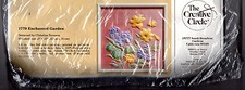 NOS Creative Circle Embroidery Candlewicking Kit 1779 "Enchanted Garden" 13" Sq