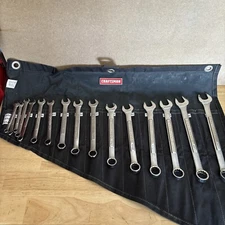 Craftsman USA Metric Combination Wrench Set 7-22mm 12Pt 16pc VA Series W/Roll