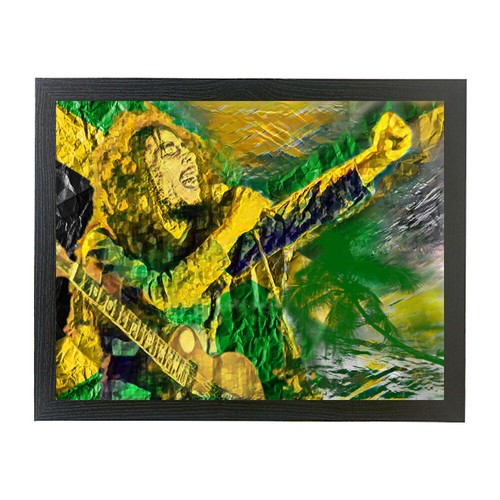 70 anni '70 Icon Legend BOB M REGGAE JAMAICA MUSICA cuscino per laptop vassoio da cena giro regalo - Foto 11 di 14