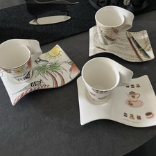 Sechs Ritzenhoff New Wave  Cappuccino Tassen ...