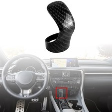 Gear Shift Knob Head Cover Trim Carbon Fiber For Lexus Is250350200t 2014-2021