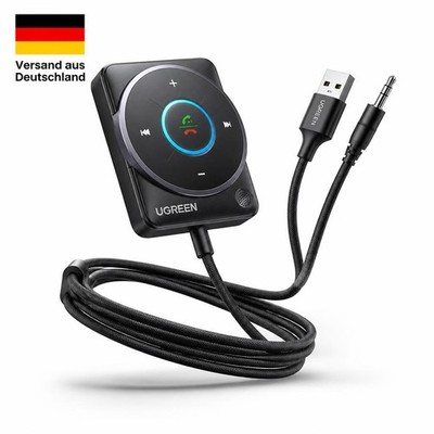 UGREEN Bluetooth 5.4 AUX Adapter Auto Freisprechen