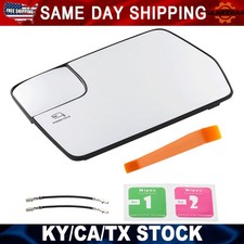 Mirror Glass Fit For FORD F150 F-150 2011-2014 Heated Driver Side W/ Heated
