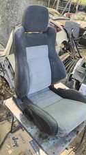 89-91 Honda Crx Dx Seat On 90- 91 Crx Rails Cloth Passenger Front Seat