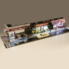 MENARDS MAIN STREET USA CITY BLOCK #1 BUILDING! O SCALE O GAUGE DETAILED