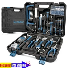 Home Tool Kit 148-Pcs Household Basic Complete Hand Repair Portable Tools Set