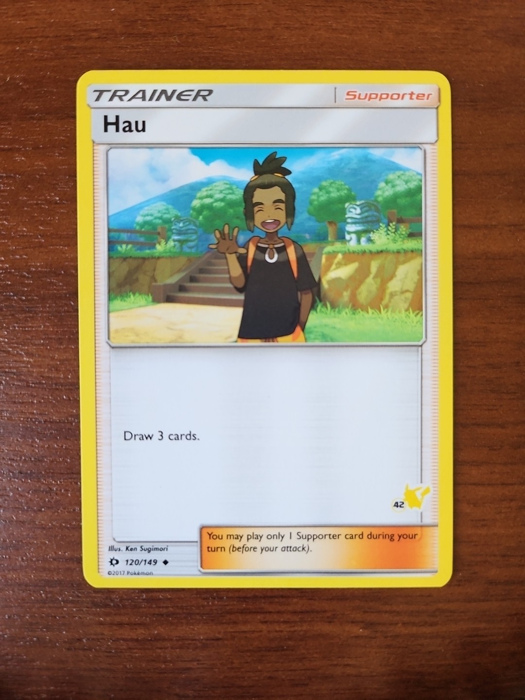 Pokemon Battle Academy 119/149 - HAU (#42 Pikachu Stamp), Sun & Moon Base