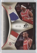 2006-07 SP Game Used Edition 7/25 Tracy McGrady Juwan Howard Dual Patch HOF 04xe