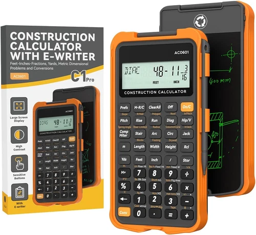 Construction Calculator with Writing Tablet Industrial & Scientific  Engineering