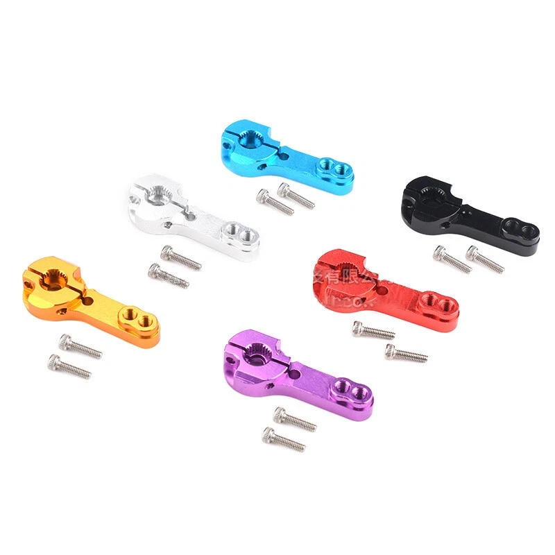 RC Servoarm Servohebel Servohorn Crank 25T Alu 25 Zähne Futuba Savöx MKS CNC HSP - Bild 2 von 4