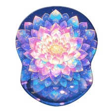 Wrist Support Mouse Pad Non Slip Rubber Base Wrist Rest Mousepad 8.75in X7.5i...