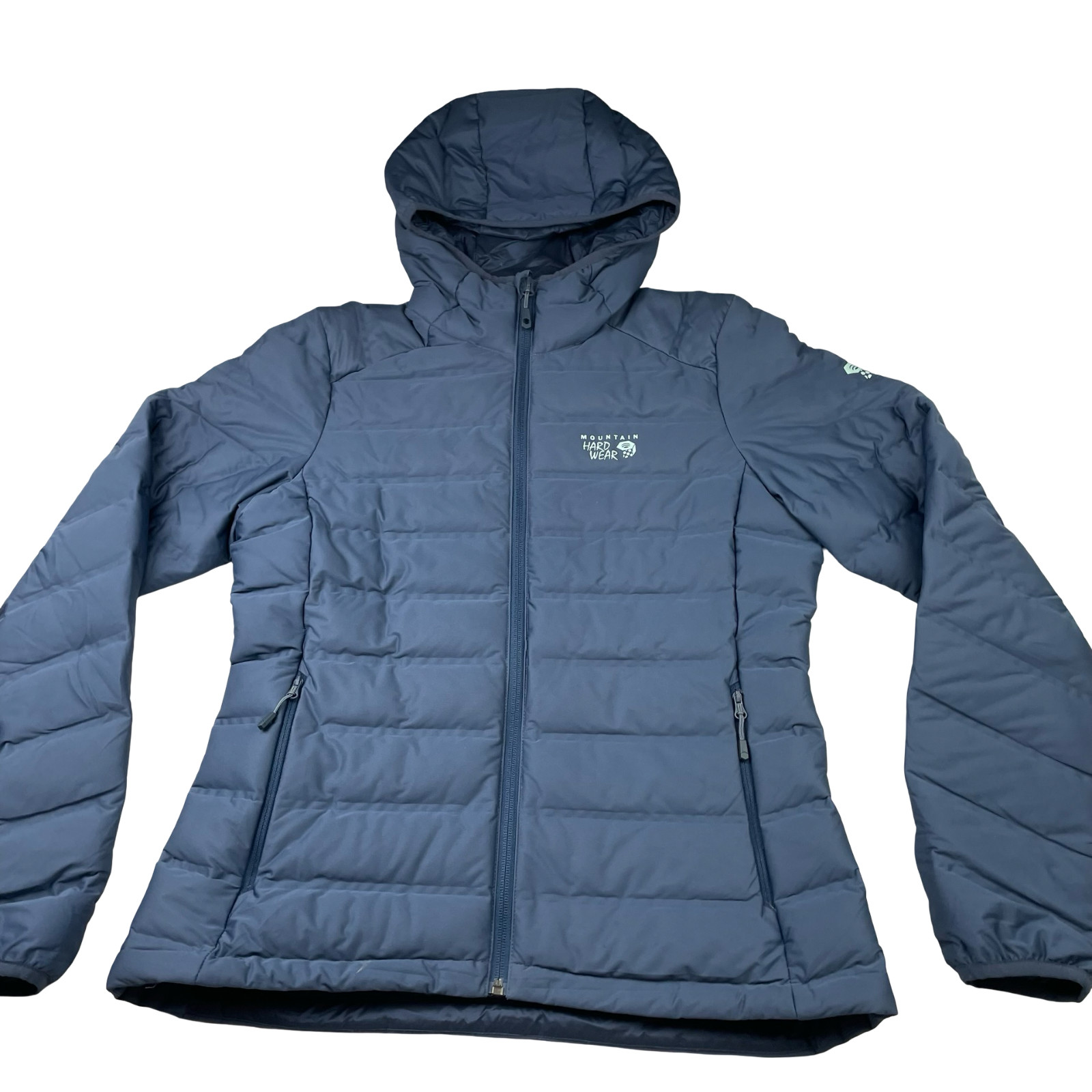 Mountain Hardwear Women's Blue 750 Down Puffer Jacket, Medium image 2