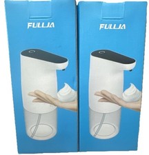 2 Pack 300ml Automatic Foam Soap Dispenser Resteraunt Infrared Bathroom Kitchen