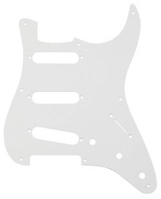 Genuine Fender '56/'59 Strat/Stratocaster Guitar Pickguard, 1-Ply EGGSHELL WHITE