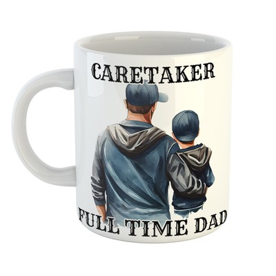 Life Balance Tasse - HAUSMEISTER VOLLZEIT PAPA - lustiges Papa Geschenk - Handarbeit