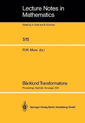 Bcklund Transformations, the Inverse Scattering Method, Solitons, and Their Appl