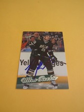 Mark Fistric Signed Dallas Stars Rookie Card. rookie card picture