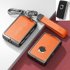 Zinc Alloy Leather Remote Key Fob Case Cover For Volvo S60 S90 V60 V90 Xc90 Xc60 Zinc Alloy Leather Remote Key Fob Case Cover For Volvo S60 S90 V60 V90 Xc90 Xc60