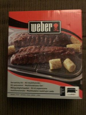 NEW Weber Lumin Electric Grill Versatility Kit w Steam/Smoke Reservoir 6614