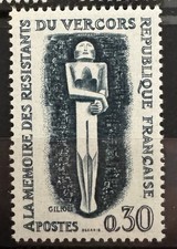 Timbre Stamp 1962 - YT 1336 - Résistants Du Vercors  - Neuf** MNH