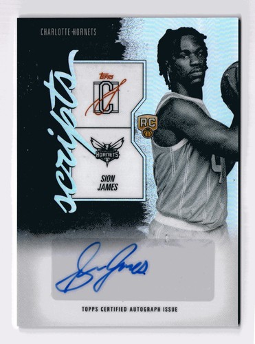 2025 Topps Signature Sion James Base (RAW)