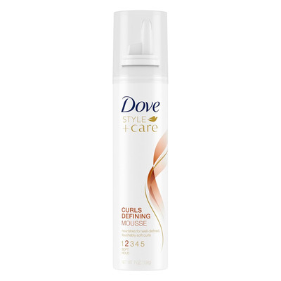 Dove Style Care Nourishing Curls Mousse 7oz Long Lasting Volume and Frizz Con...