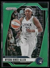 2024 Panini Prizm WNBA #20 Myisha Hines-Allen Green Prizms
