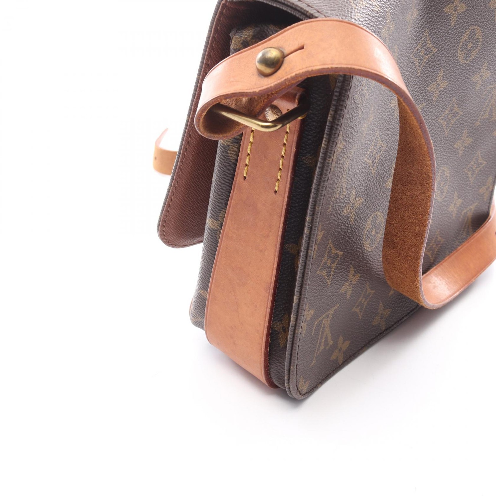 LOUIS VUITTON Cartouchiere MM Shoulder Bag M51253 Monogram canvas leather Used thumbnail 10