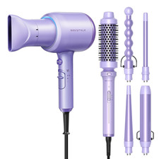 1875W Professional Hair Dryer  5-in-1 Curling Iron Set with 4 Barrels