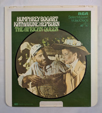 The African Queen - Bogart - RCA Selectavision CED Disc - Great Movie Artwork