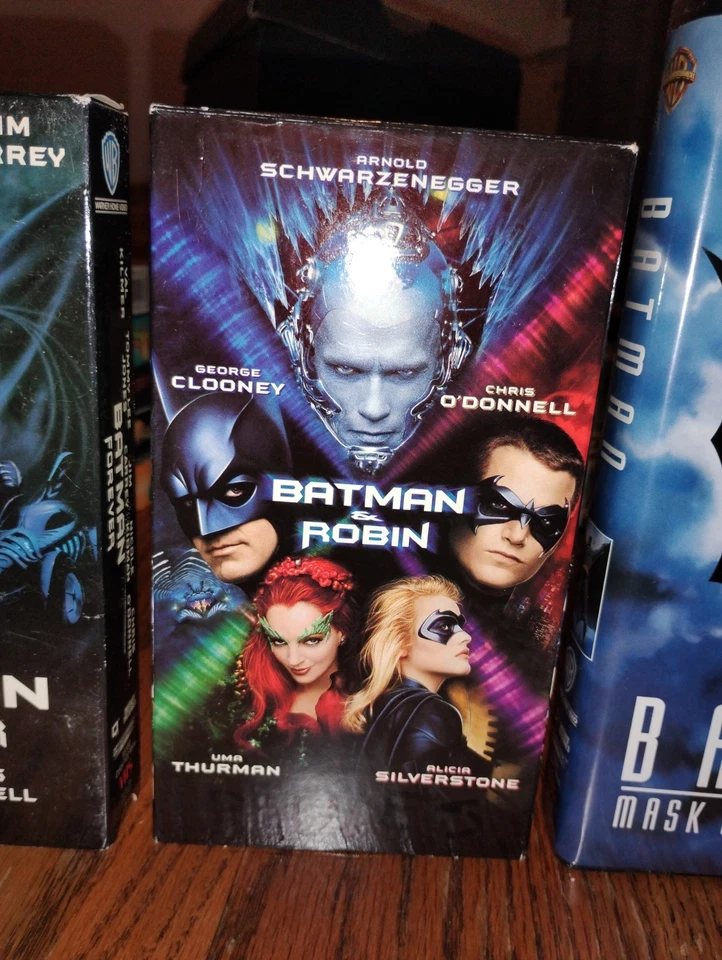 Batman VHS Lot - Batman mask of the phantasm, Batman & Robin,  Batman Forever Foto 3 de 4