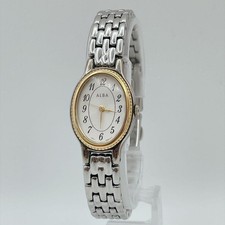 Batteria / SEIKO ALBA Oval Oval, Combinazione Vintage Femminile