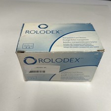 Rolodex 67653 Transparent Card Sleeves 3 X 5 in. for Rotary Files (261-Pack)