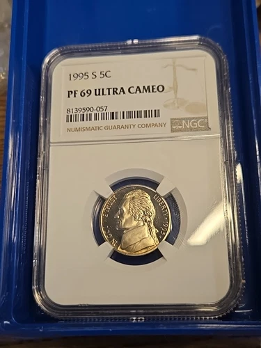 1995-S United States Jefferson Nickel Proof Coin NGC Ultra Cameo PF 69 5C USA