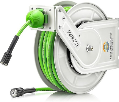 #ad 60ft Pressure Washer Hose Reel Auto Wind $214.99