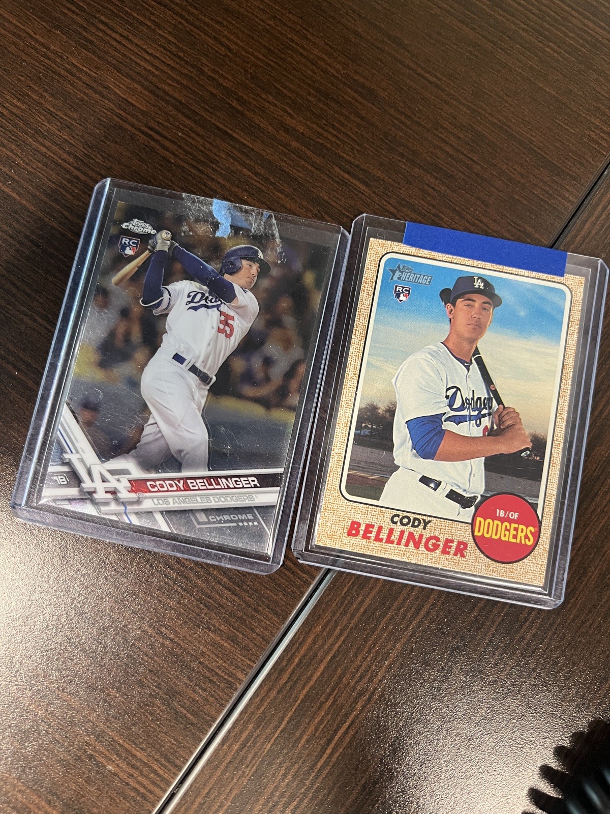 2017 Topps Chrome Update - Cody Bellinger RC HIGH GRADE (comes with 2 cards)