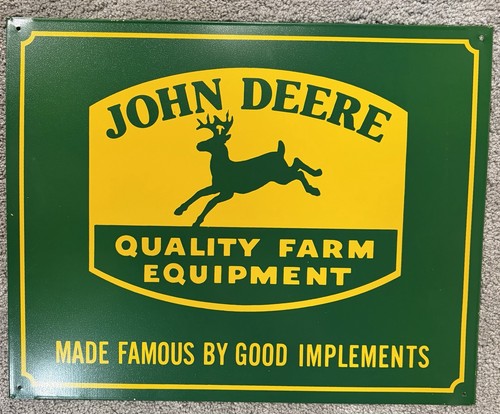 Vintage John Deere metal Sign