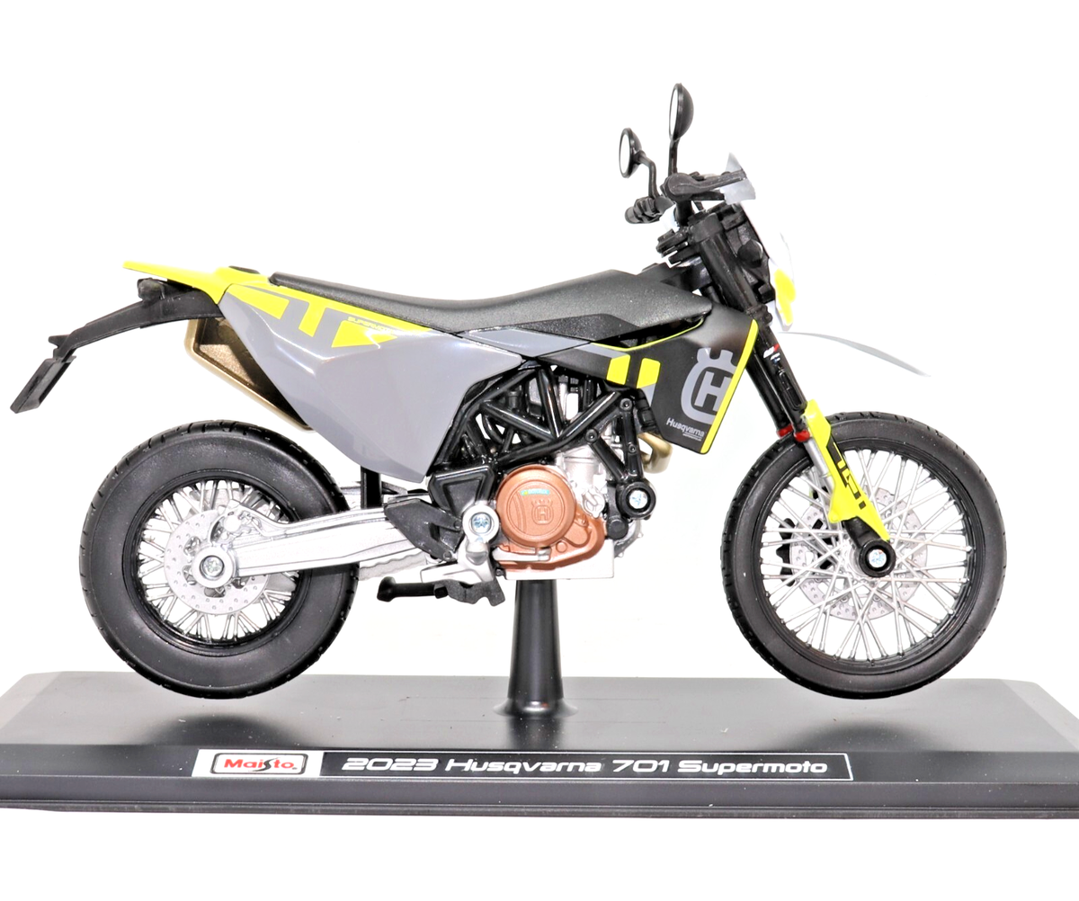 Maisto Husqvarna 701 Supermoto Scale 1/12 Model Toy Sport