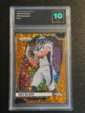 2024 Panini Prizm Greg Dulcich Orange Disco GEM MINT 10