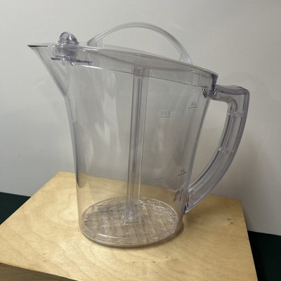 Pampered Chef Quick-Stir Pitcher 2 QT/Liter Mixing Pitcher Acrylic 2278