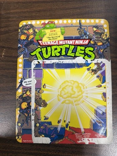 Tmnt Tokka Cardback Vintage Ninja Turtles B8