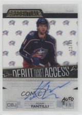 2023-24 Credentials Debut Ticket Access Acetate 12/99 Adam Fantilli Auto 4mu