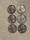 lot 1944, 1957 1957, 1960, 1961, 1961 Silver Quarters