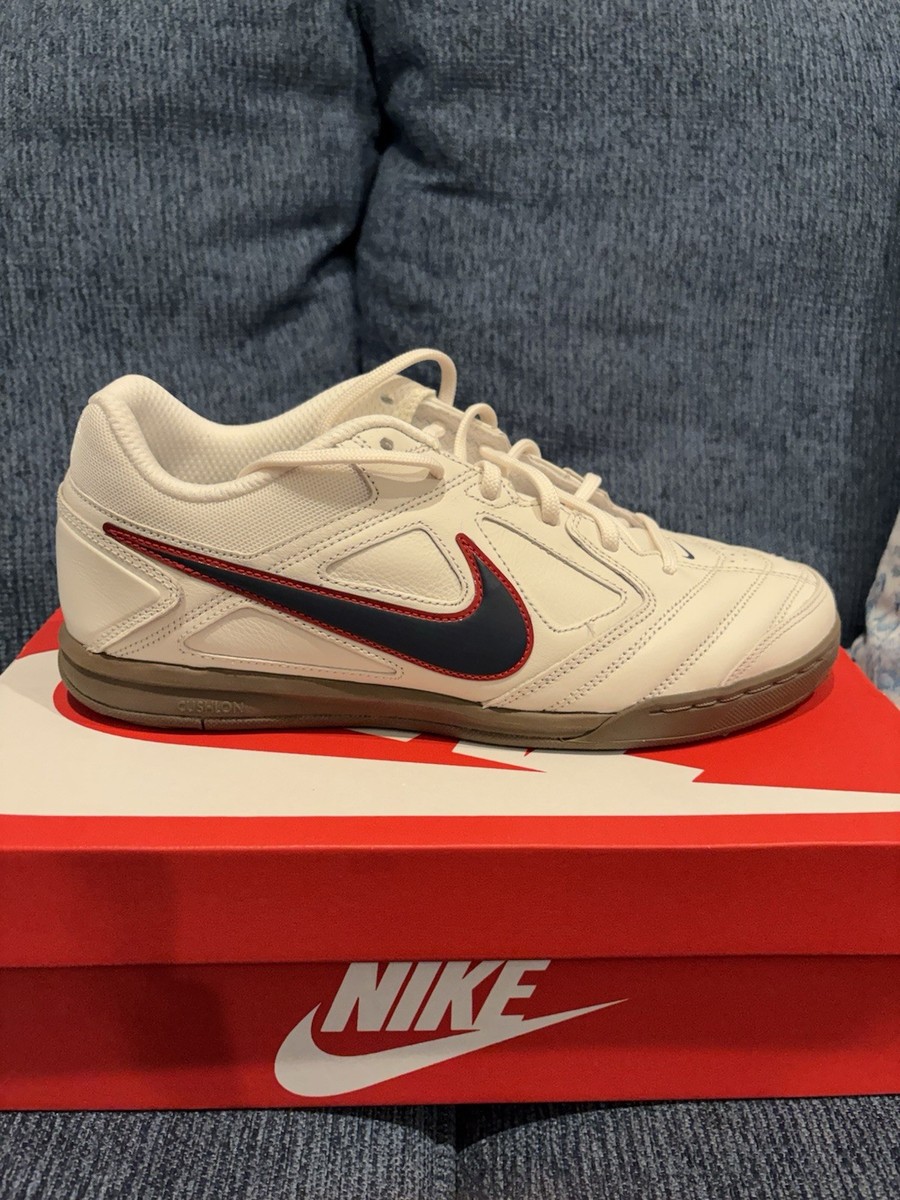 MENS Nike Gato IH4380-110 Soccer Futsal Shoes PALE IVORY/THUNDER