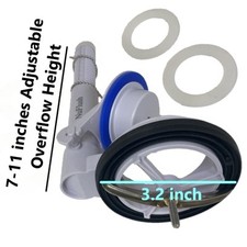Toto THU013P Flush Valve Power Flush Upgrade for 1 Piece Toilet with Opt. Seals