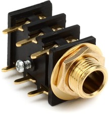 Pure Tone PTT6GS Pure Tone Panel Mount Jack - Shunting 5-pack Bundle