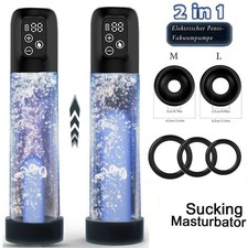 Automatic Suction Electric Vacuum Penis Pump Enlarger Power Up Cock Extender ED