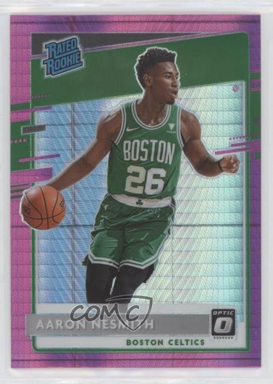 2020 Panini Donruss Optic Rated Rookie Hyper Pink Prizm Aaron Nesmith #164 0i8b